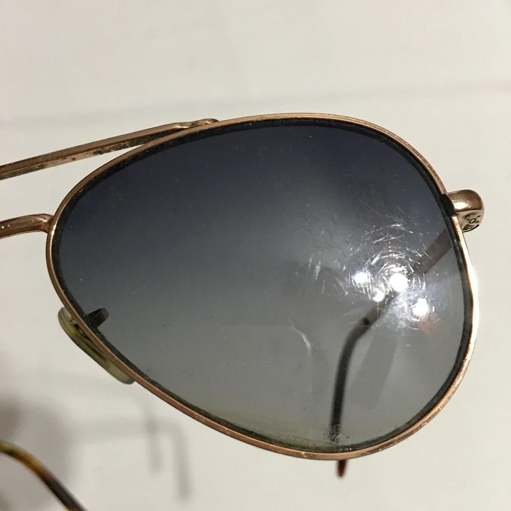 Ray-Ban RB3625 New Aviator 9202/3F Sunglasses Unisex 58mm Gold Blue Italy